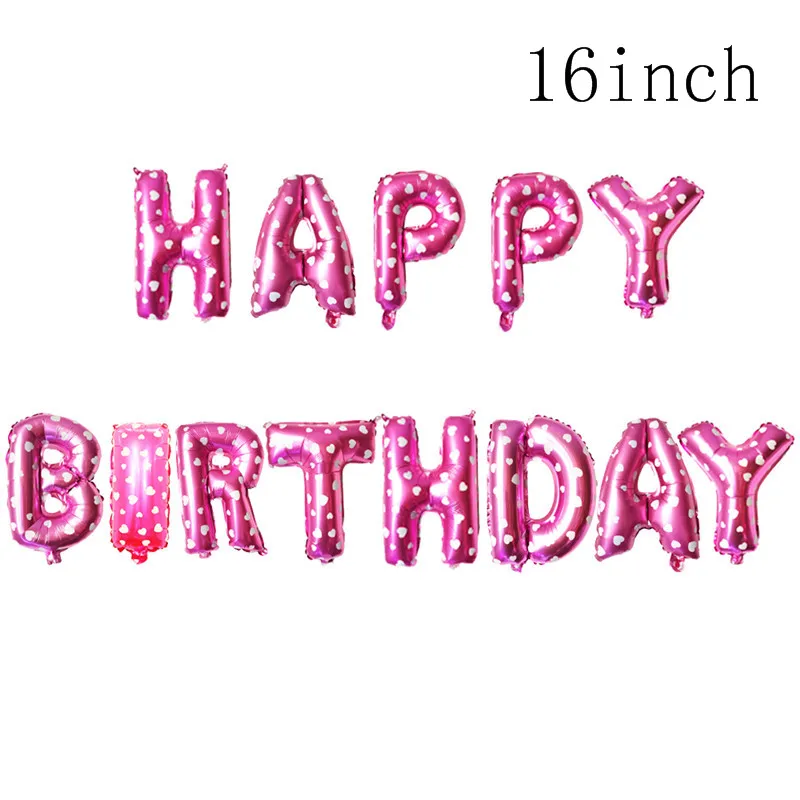 happy birthday Chicinlife девушка день рождения тема это девушка с воздушными шарами баннер Baby Shower Девушка День рождения украшения Дети 1 день рождения Декор - Цвет: happy birthday