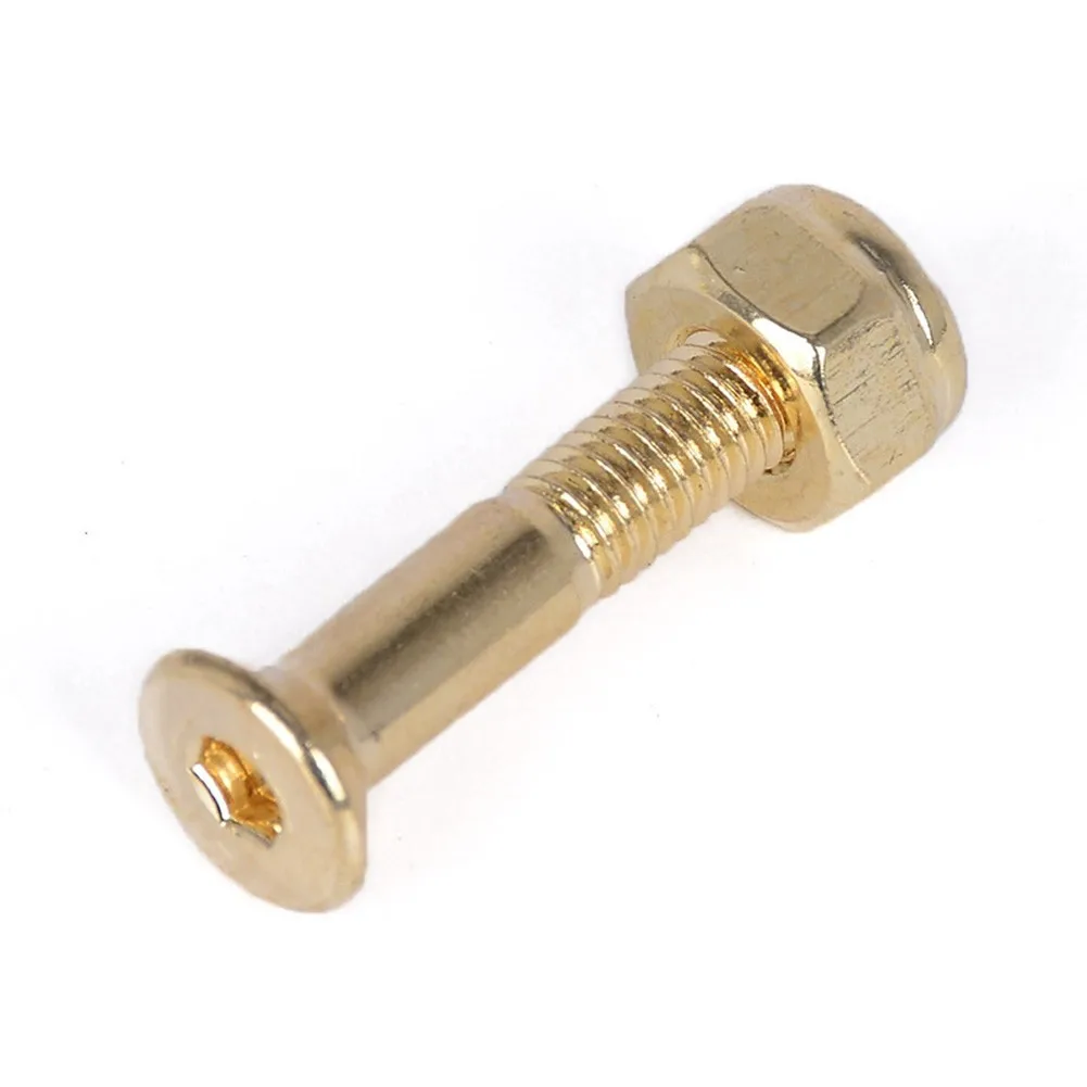 

16Pcs/Set Replacement Screws Nuts Four Wheeled Skateboard M5 X 29mm Long Board Screw Nut Set Hoverboard Longboard Accessories