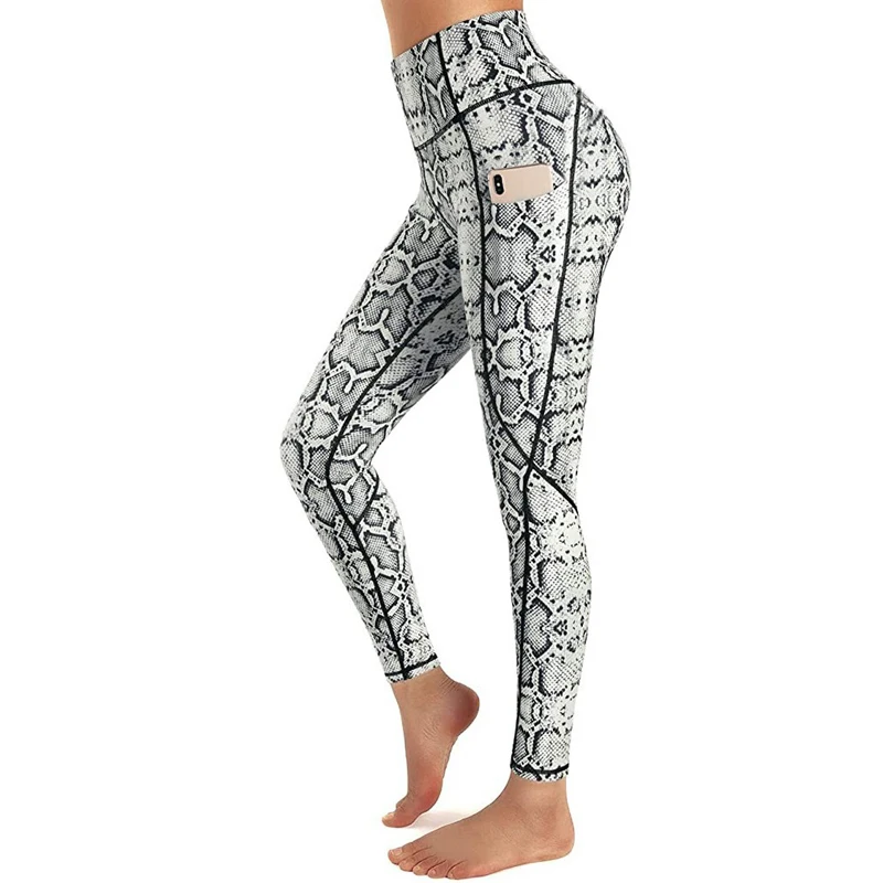 

Fashion Leopard Print Workout Stretch Pants Women Yoga Pants Sports Running Sportswear Stretchy Fitness Leggings Gym Pants
