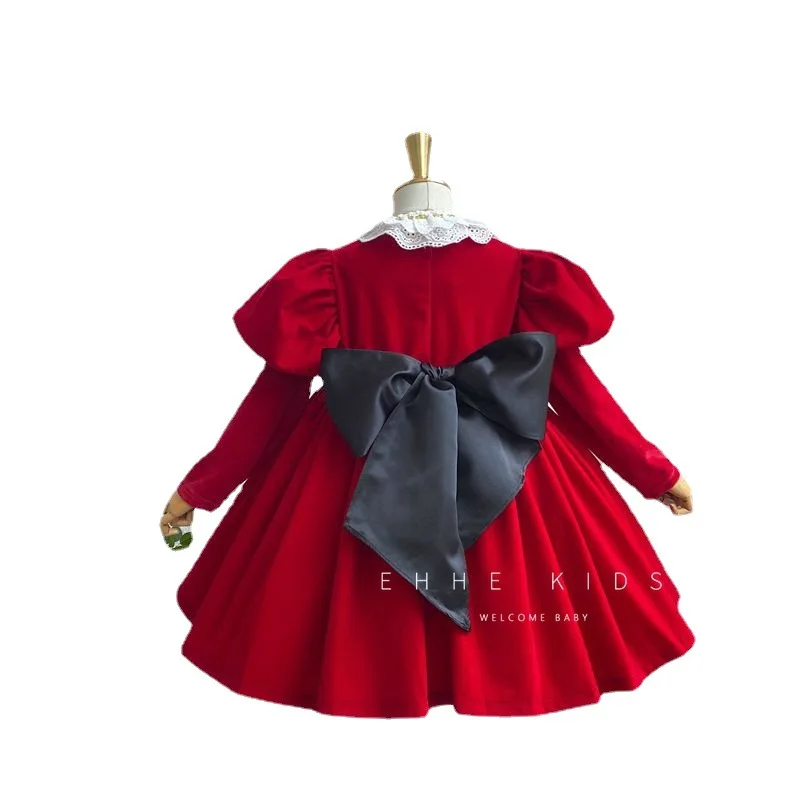 0-12years Autumn Turkey Children's Christmas Dress Princess Performance Clothing Children Kids Dresses for Girls Eid | Детская
