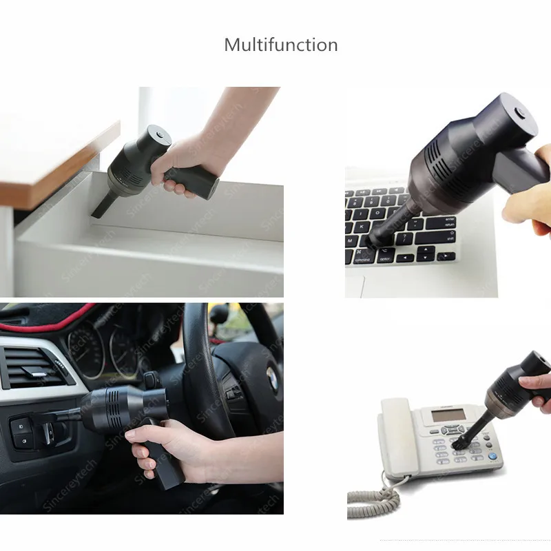 Мини-пылесос с USB-портом и насадками для компьютера | Бытовая техника