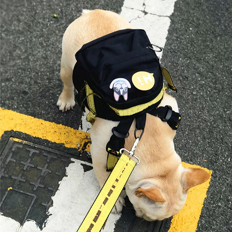 

Dog Harness for Small Dogs Pet Cat Backpack for Dogs School Bag Harness