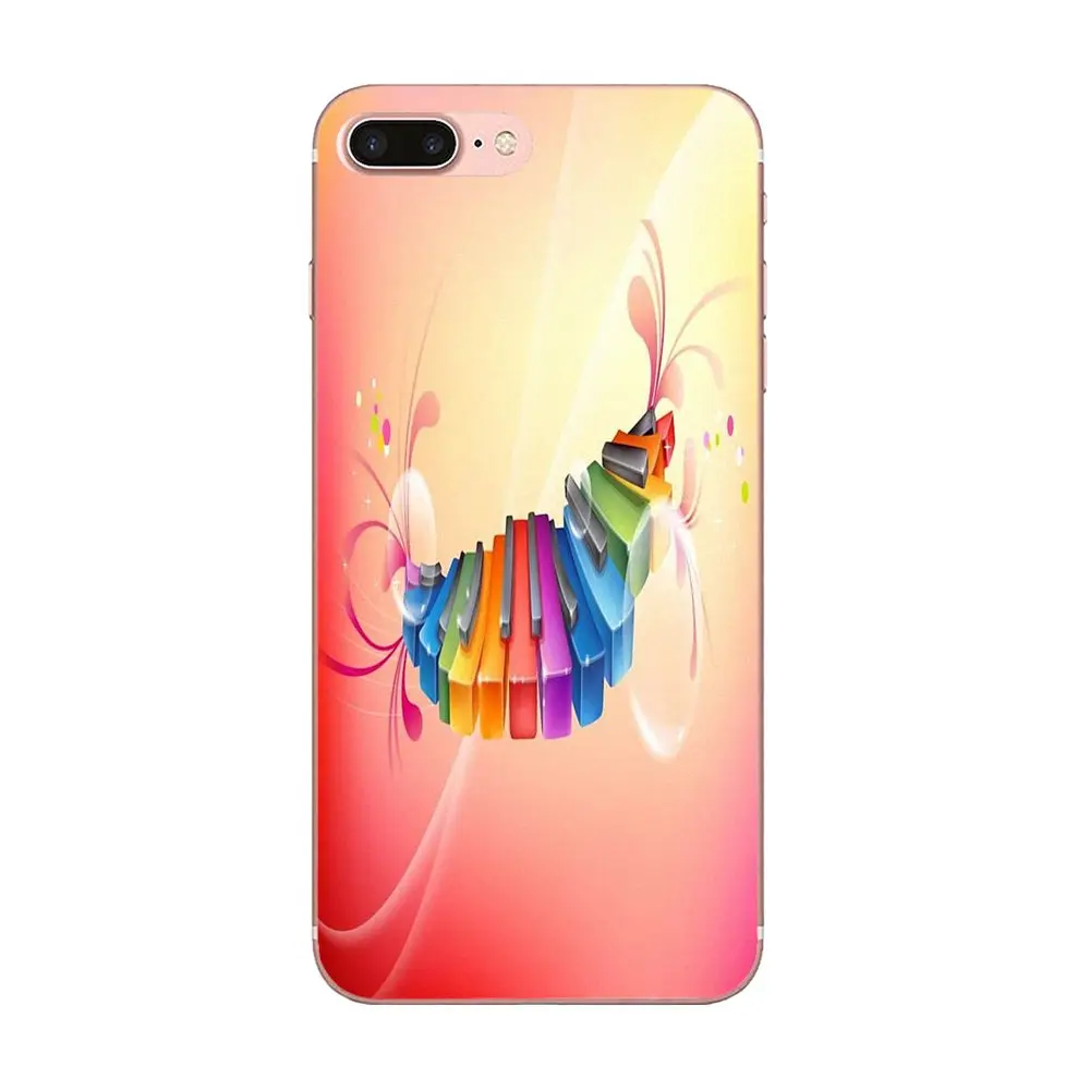 ТПУ Роскошные красочные клавиши пианино для Huawei Mate 9 10 20 P P8 P9 P10 P20 P30 P40 Lite Pro Smart