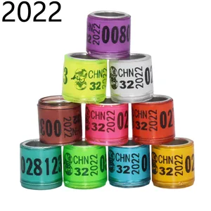 Кольцо в виде лапки голубей, 50 шт., 2022, разноцветное, с надписью, серьги, качественное прочное кольцо в виде птиц, кольцо в виде лапки для гоночных голубей, инструменты для птиц