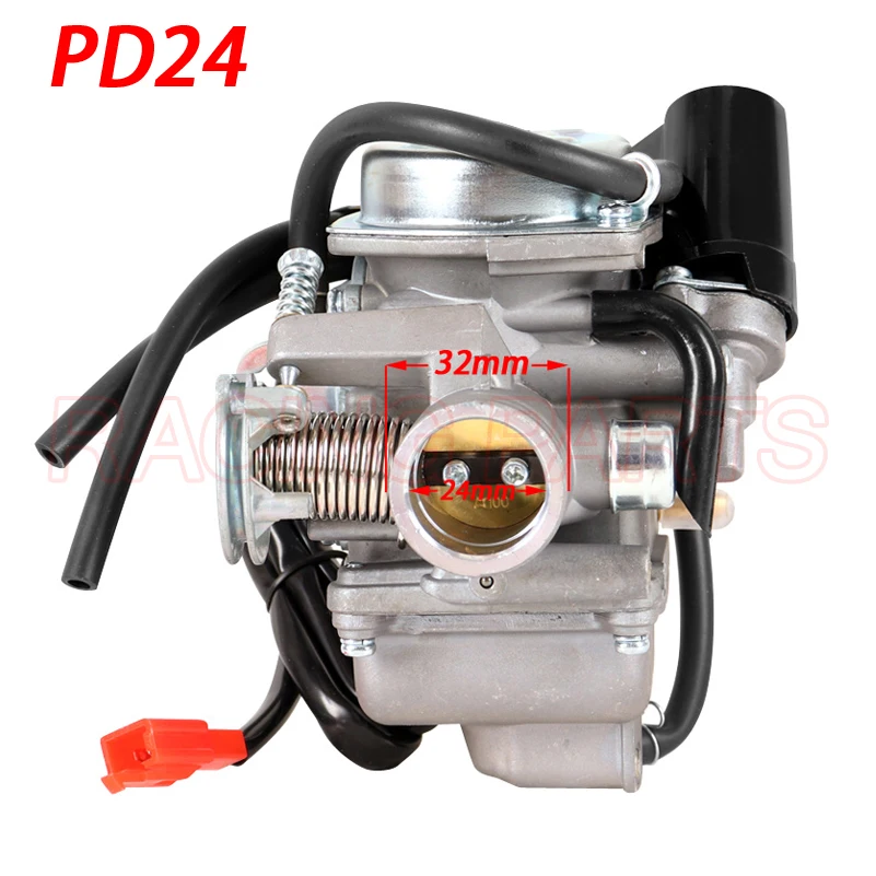 

PD24 Carburetor 24mm carburador GY6 125cc 150cc Engine Carb For ATV Quad Go Kart Scooter Moped Motorcycle