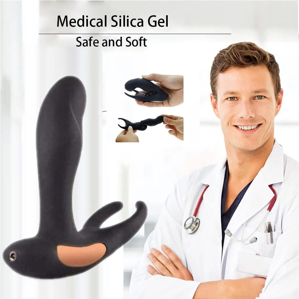 Вибрационный Анальный массажер простаты с дистанционным управлением вибратор