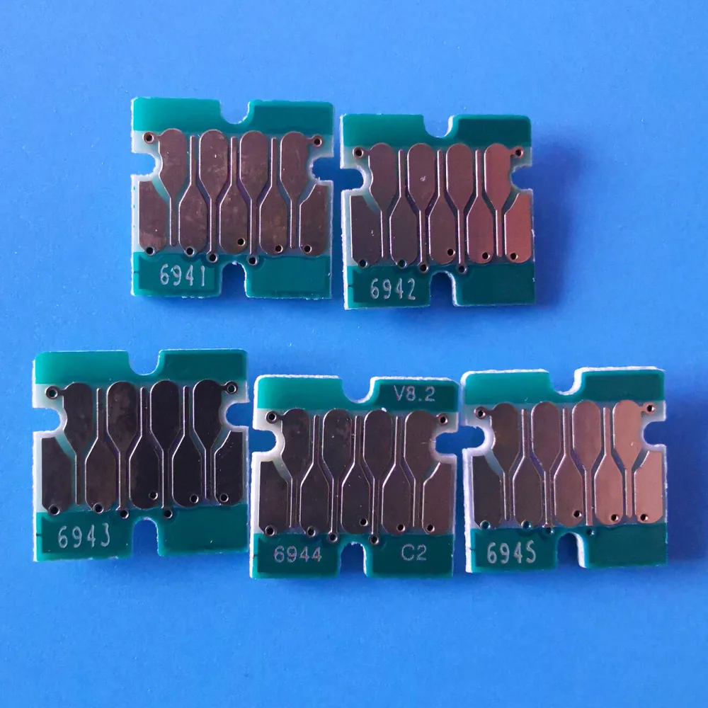 T6941-T6945 картридж микросхема для Epson surecolor T3200 T5200 T7200 T3000 T5000 T7000 с брендом серийный номер