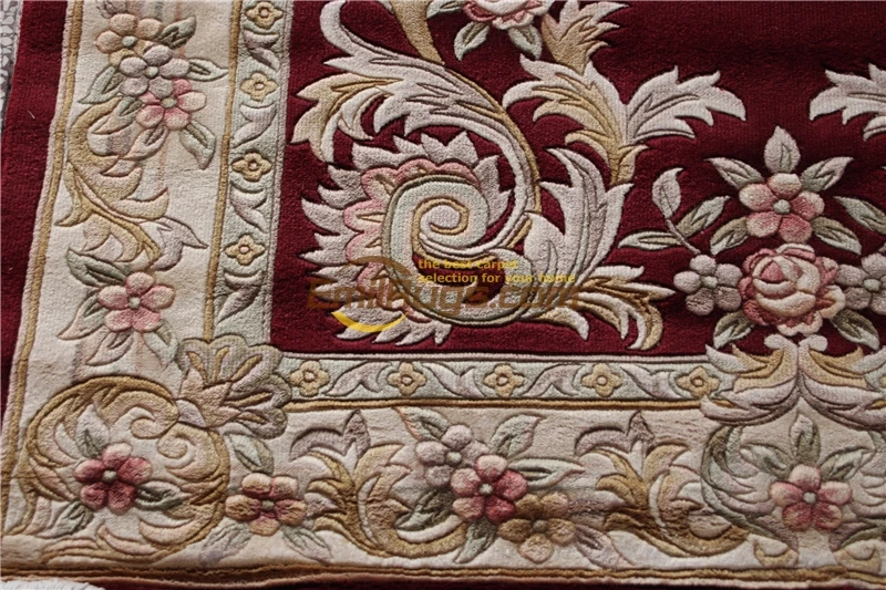 

ANTIQUE FRENCH SAVONNERIE RUG ART CARPET TURKISH WOOL HANDWOVEN GEOMETRIC WALL DECORCHINESE AUBUSSON RUG