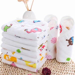 Бандана-полотенце хлопковая для младенцев, 30 х30 см