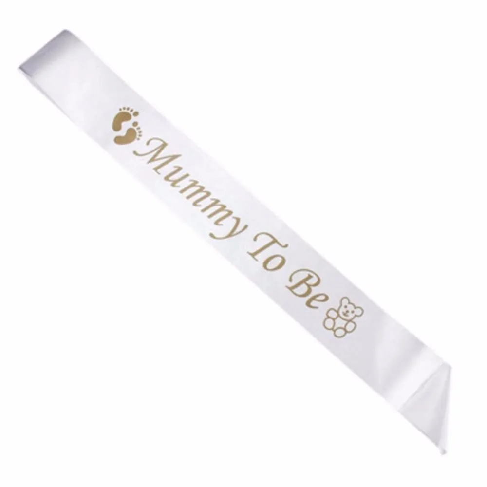 Будуая мама быть няней пишущий пояс лента для детского душа вечерние украшения