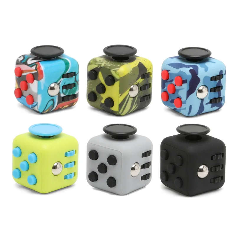 

Decompression toy cube dice cross-border explosion decompression artifact finger movement six sided cube generation
