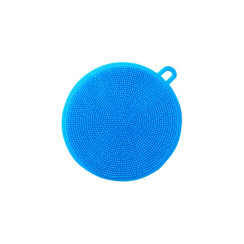 

Multifunctional Silicone Brush Kitchen Dishwashing Sourcing Pad Decontamination Pot and Bowl Cleaning Brush Anti Hot Table Mat