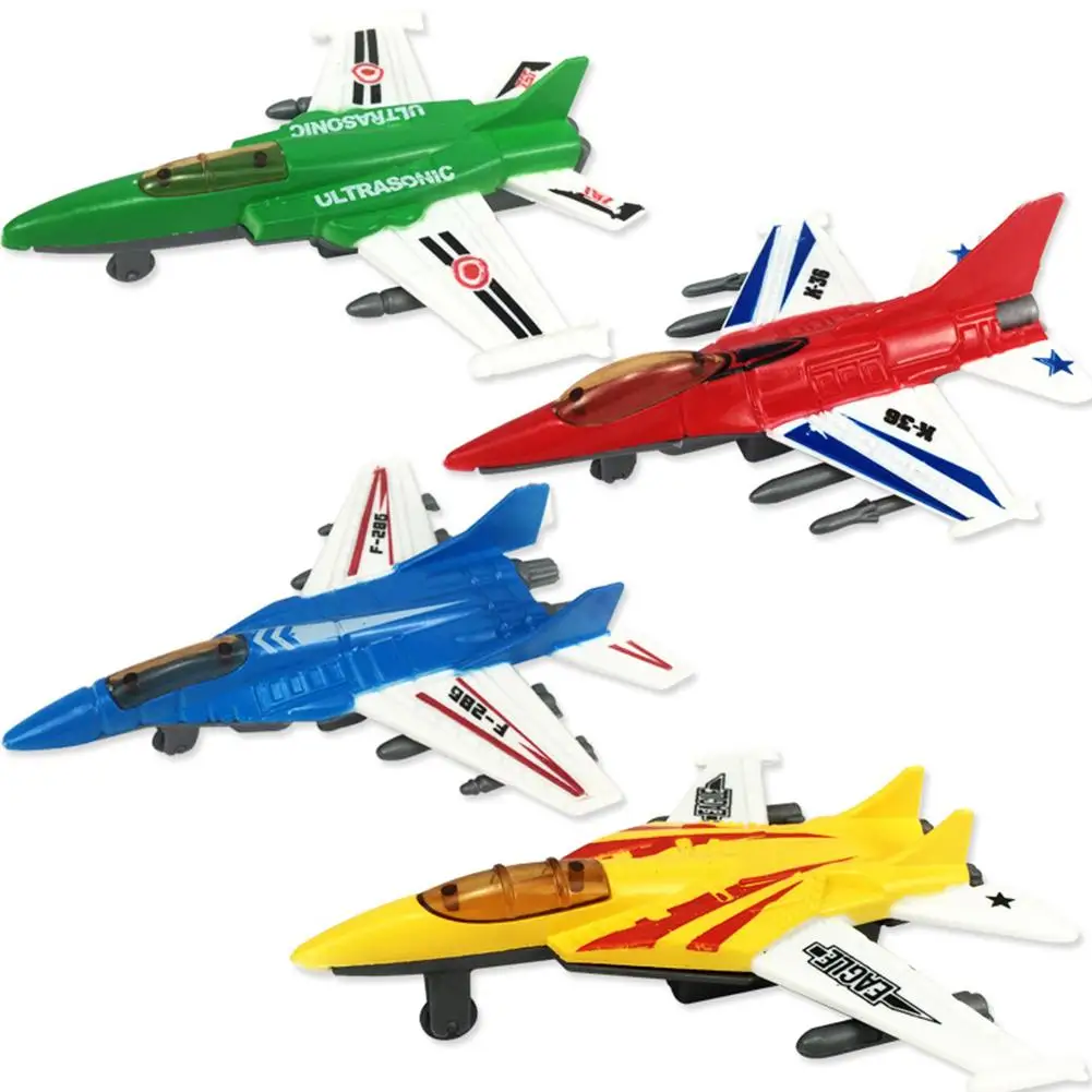 

Cute Interesting Pull Back Plane Toy Mini Aircraft Airplane Shape Toy for Kids Gift