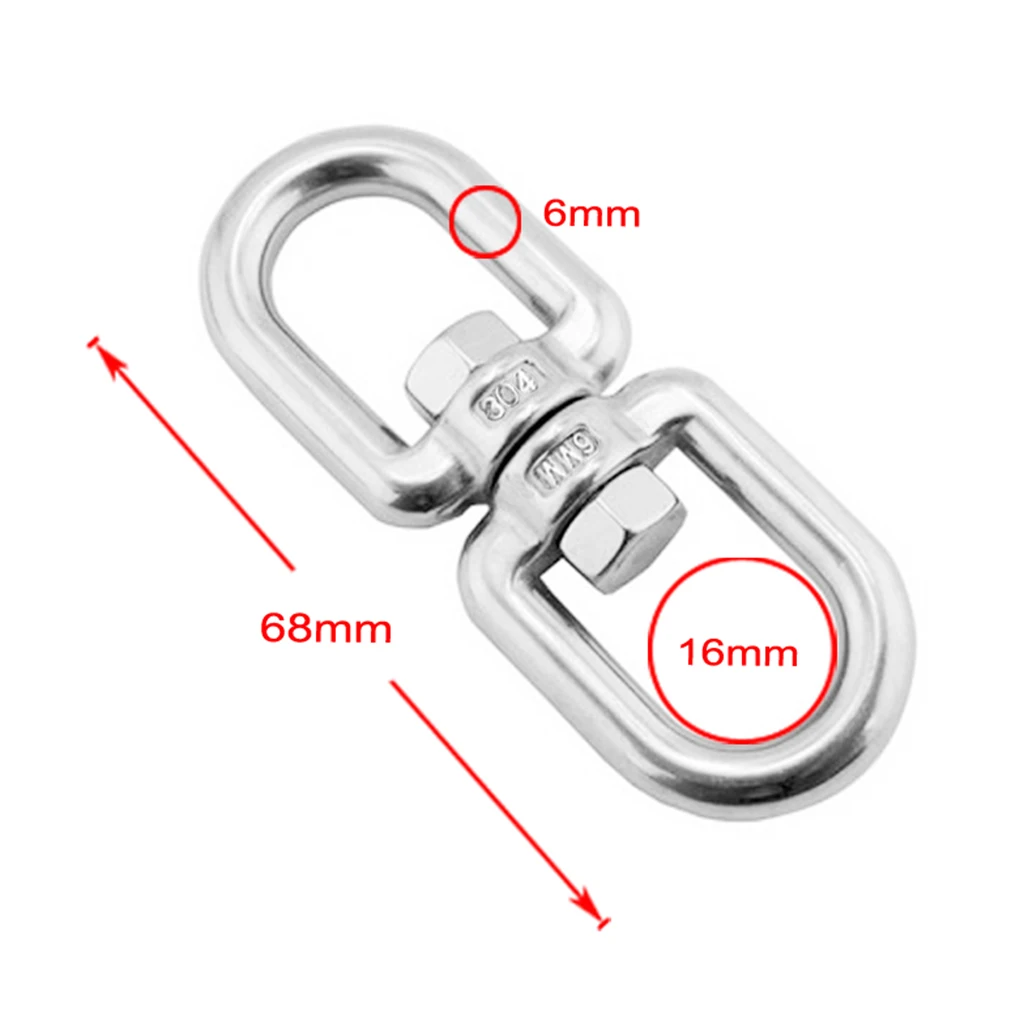 

Boat Marine Clip 68mm Stainless Steel Swivel Hook