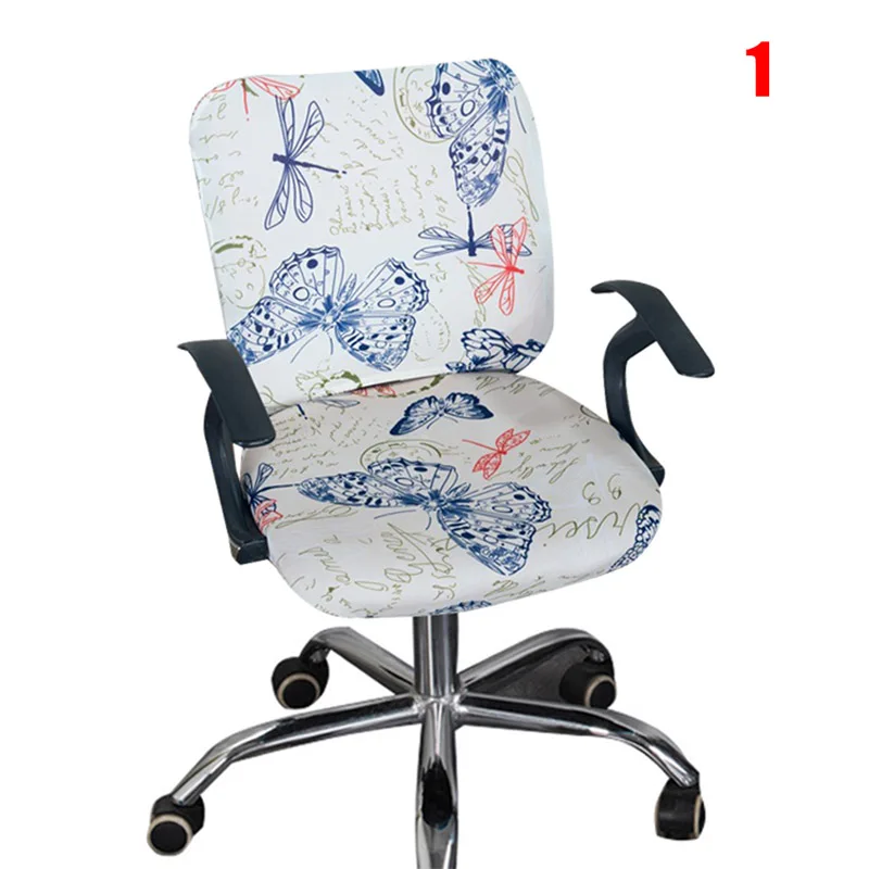 Горячий компьютер вращающийся Поворотный Чехол для стула съемный