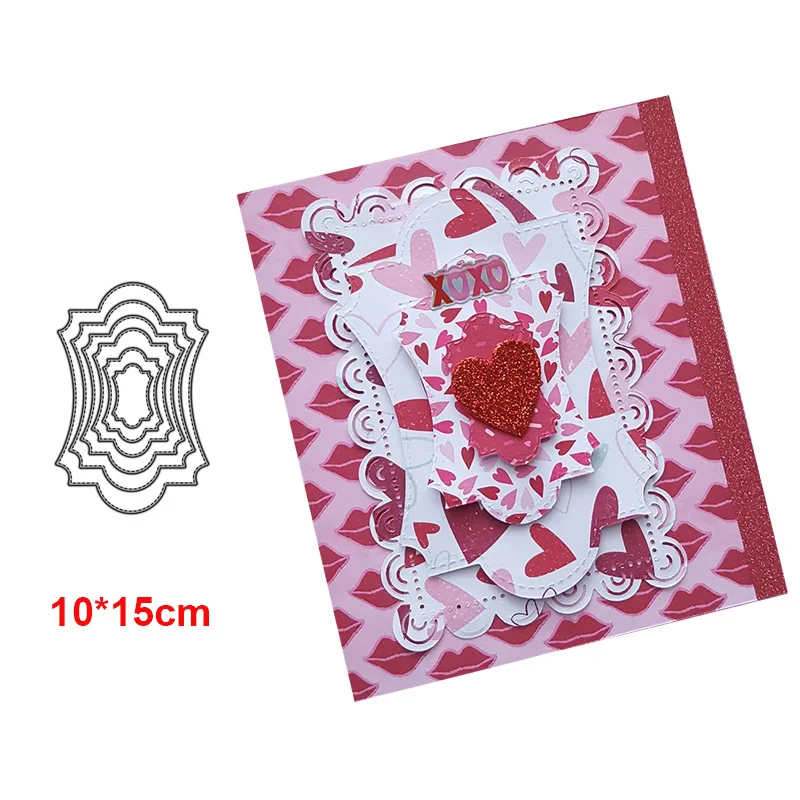 Сшитые орнаменты металлические Вырубные штампы для рукоделия скрапбукинга