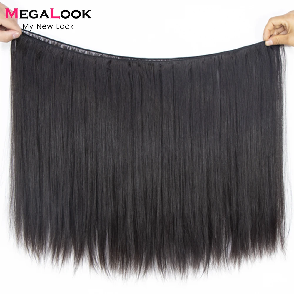 Двойные вытянутые волосы девственницы пряди Megalook до самых светлых тонов прямые