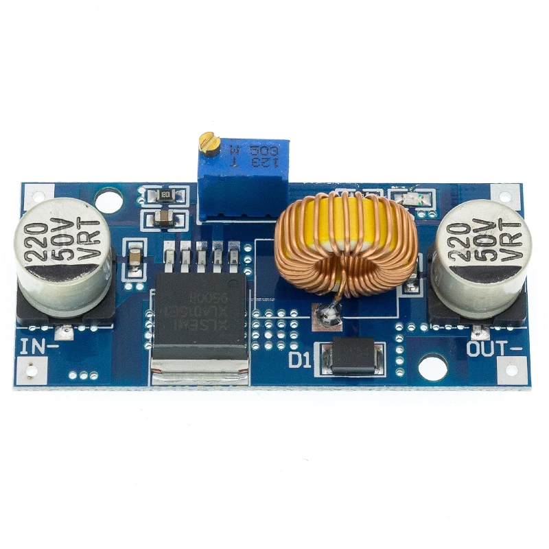 5A DC понижающий Регулируемый Модуль питания литиевая зарядка XL4015 4 ~ 38V 96% модуль