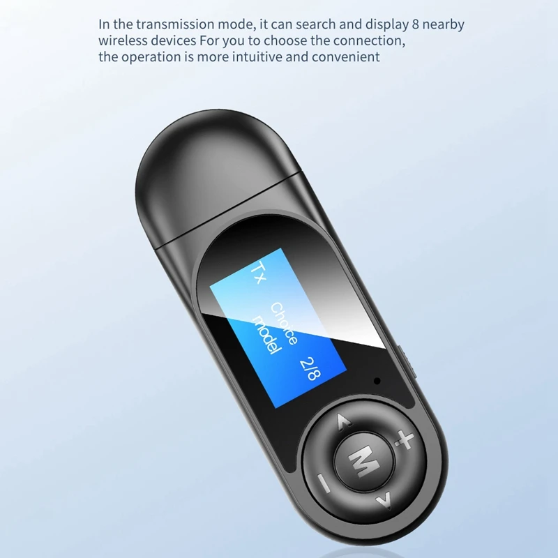 5 0 Bluetooth адаптер Светодиодный Sn Беспроводной o синий зуб передатчик приемник для