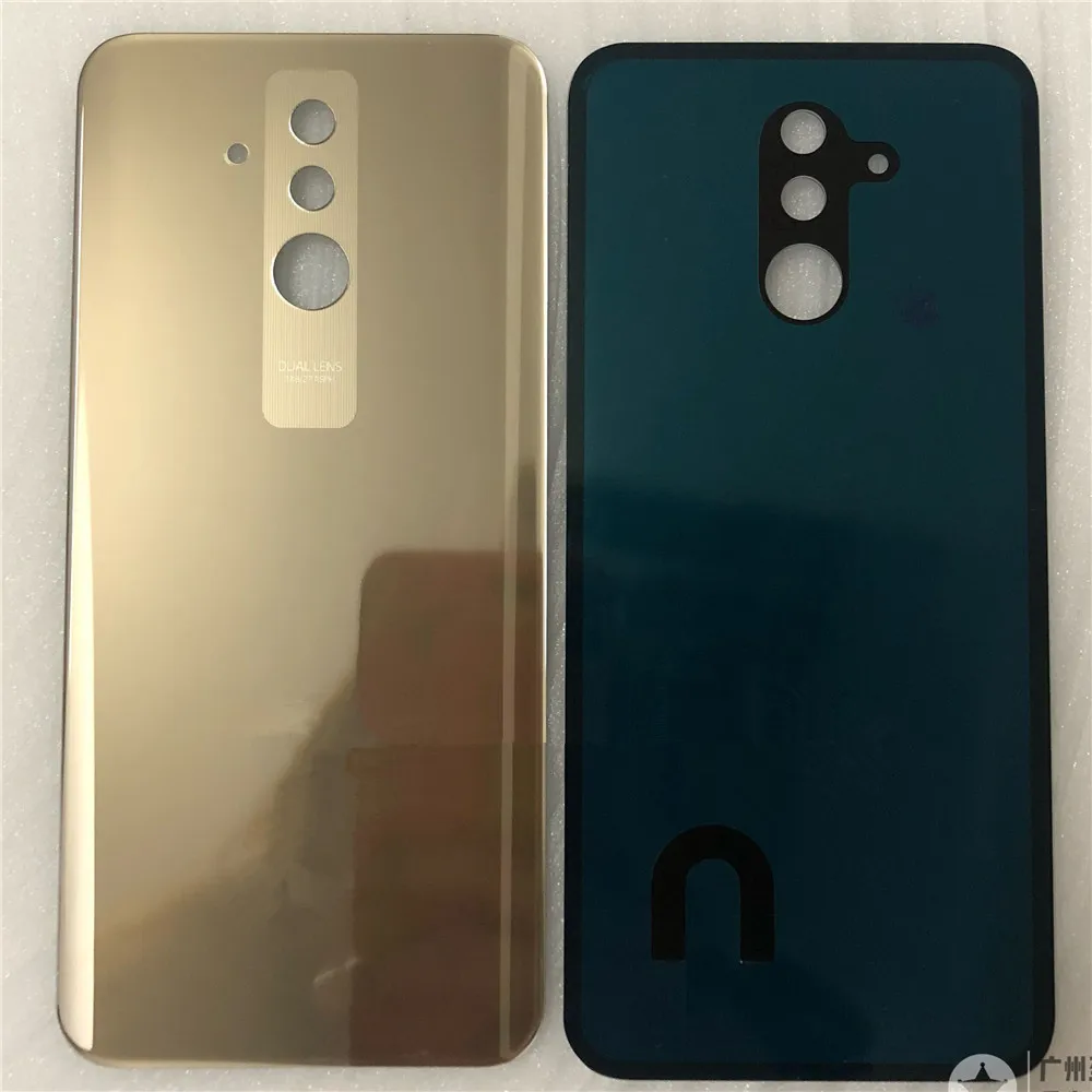 Оригинальное 3D стекло 6,3 ''для huawei mate 20 Lite стекло задняя крышка батарейного отсека задняя крышка для mate 20 Lite задняя дверь - Цвет: Золотистый
