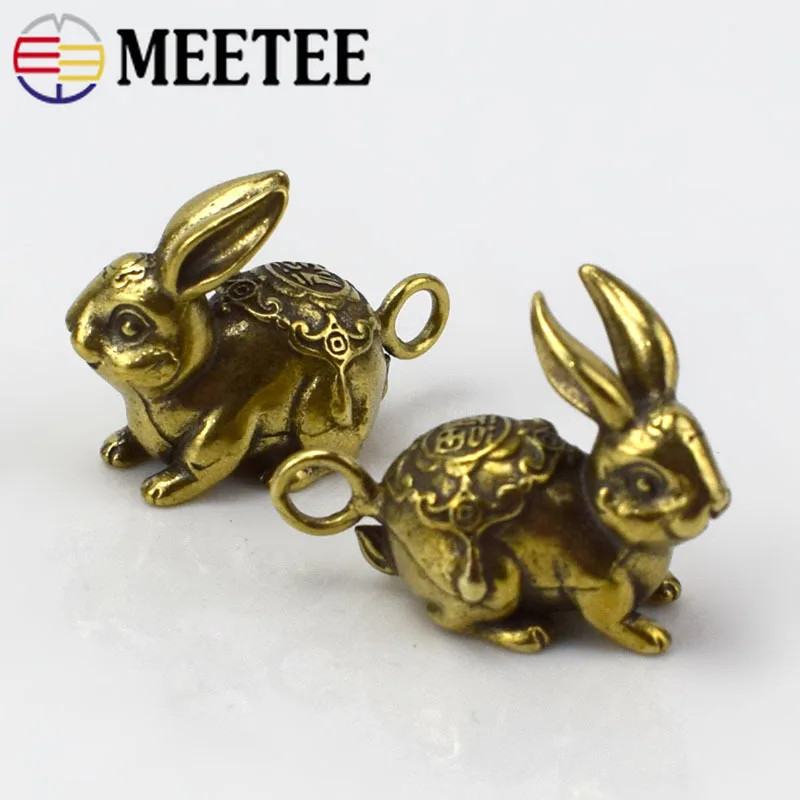 Meetee 1 шт./2 шт. 26x21мм Чистая латунь Висячие пряжки брелок кулон DIY ручное