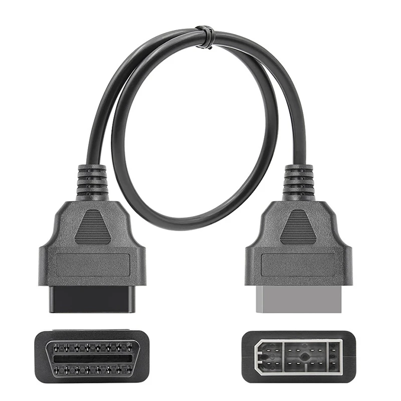 

for Nissan 14Pin Male Cable to OBD2 OBDII 16Pin Female Car Diagnostic Adapter Converter Cable