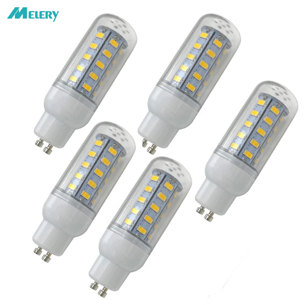 Светодиодные лампы GU10 Corn LED 6 Вт теплый/холодный белый свет полная яркость