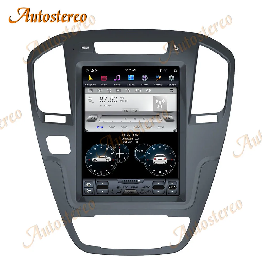 Вертикальная головная система Tesla Android 9 0 6-ядерная автомобильная аудиосистема с