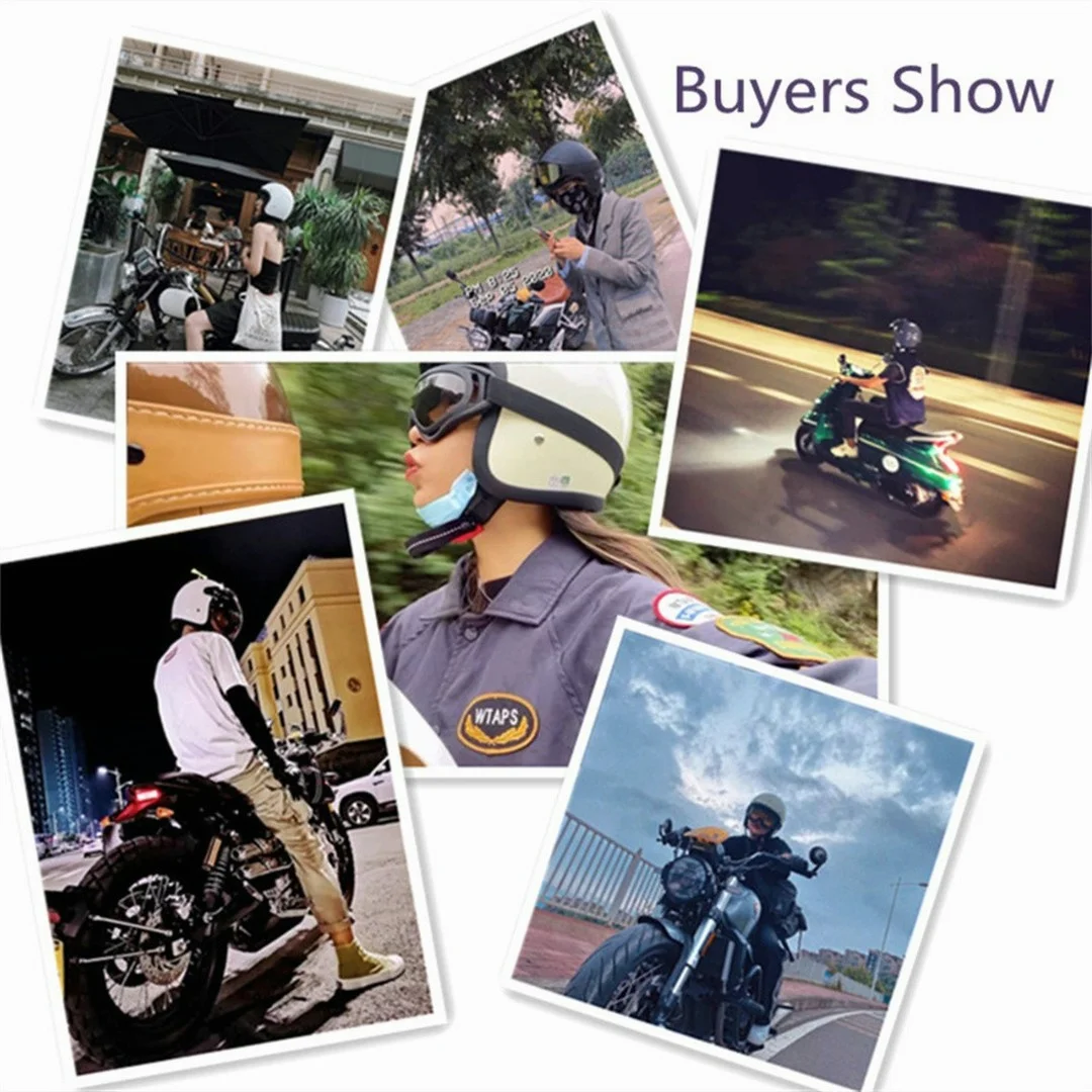 Мотоциклетный шлем TT &amp CO винтажный корейский стиль легкий корпус стекловолокно