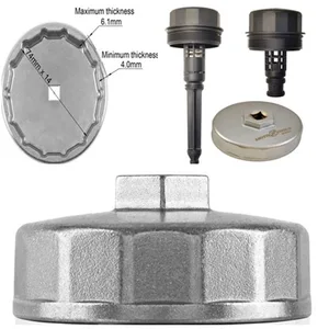 Chuang Qian 74 мм 14 флейта масляный фильтр гаечный ключ крышка инструмент для жилья разъем для Mercedes Benz CLK230350430500550 CLK-55AMG