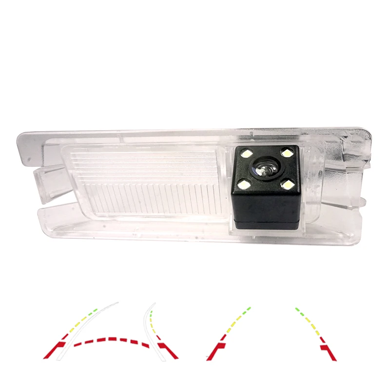 Dynamic track LED Автомобильная камера заднего вида для SONY ccd Nissan March Renault Logan Renault Sandero dacia Sander Stepway Dynamic tracks - Название цвета: Dynamic track LED
