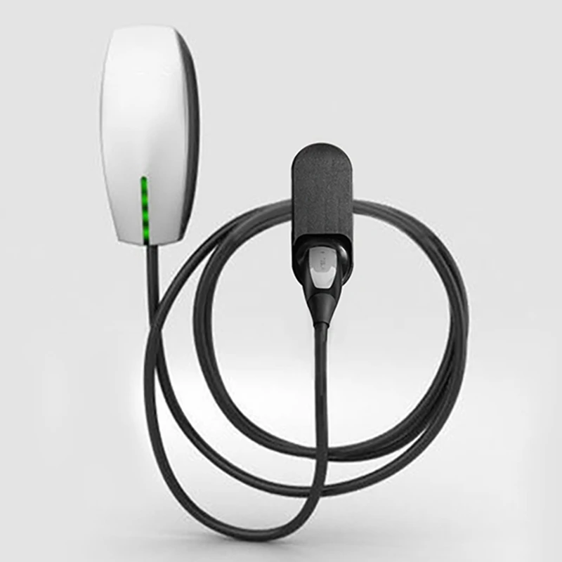 

Car Charging Cable Organizer Wall Mount Charger Bracket Adapter with Charging Port Cover for Tesla Model 3 EU Plug