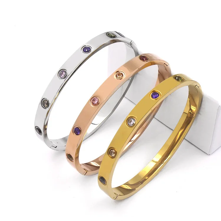 

Дружба браслет кубического циркония камни из нержавеющей стали ювелирные изделия нержавеющей стали с украшением в виде кристаллов овальны...