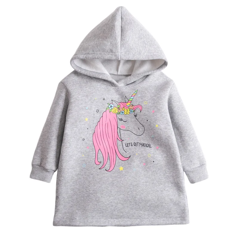 

Платье с капюшоном и круглым вырезом, на возраст 2-7 лет