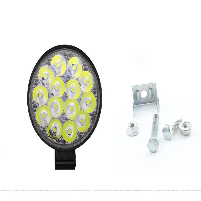 Автомобильный светодиодный рабочий светильник мини круглый 14 42 Вт инженерный