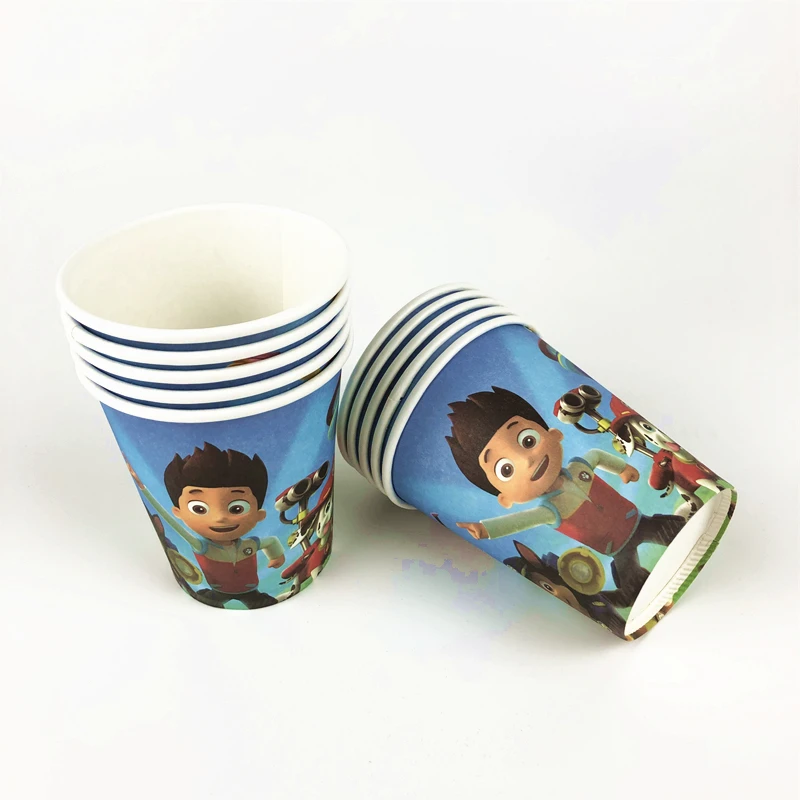 60 шт. Щенячий патруль тематическая детская посуда для вечеринки в честь Дня