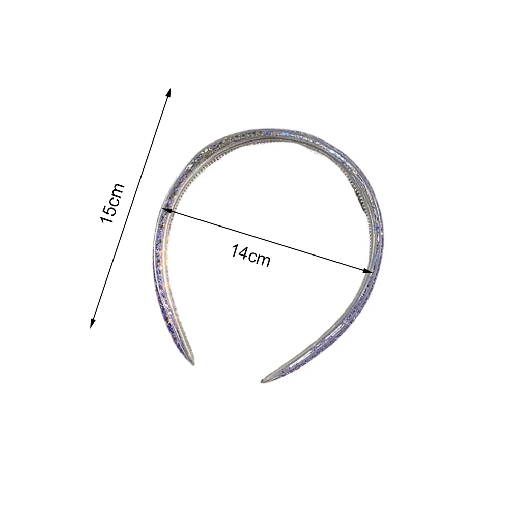 

1pcs Korea Simple Sequin Hairband Lightweight Headband Wash Face Without Hurting Hair New Inflatable Hair Accessories Wholesale