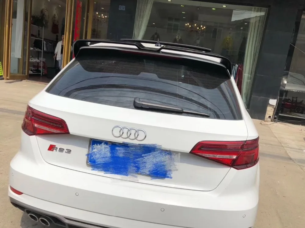 Спойлер для Audi A3 ADG 2015-2019 заднее крыло автомобиля из АБС-пластика грунтовой цвет