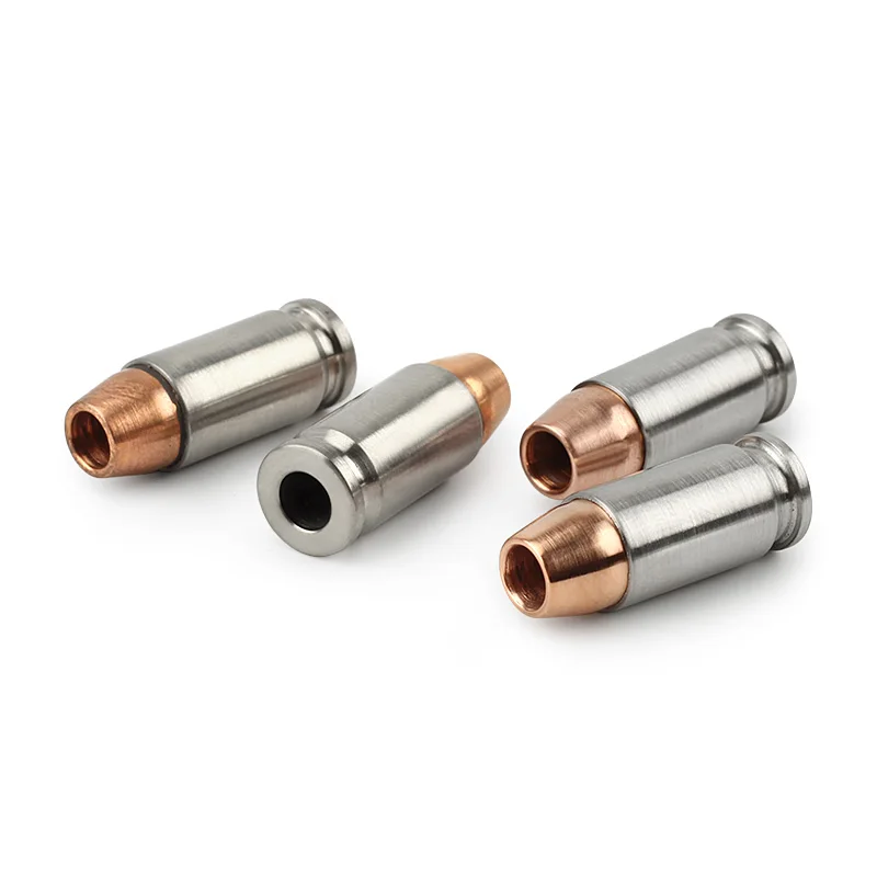 Нержавеющая сталь/титановый сплав + медные в форме пули нож бусины зонтик веревка