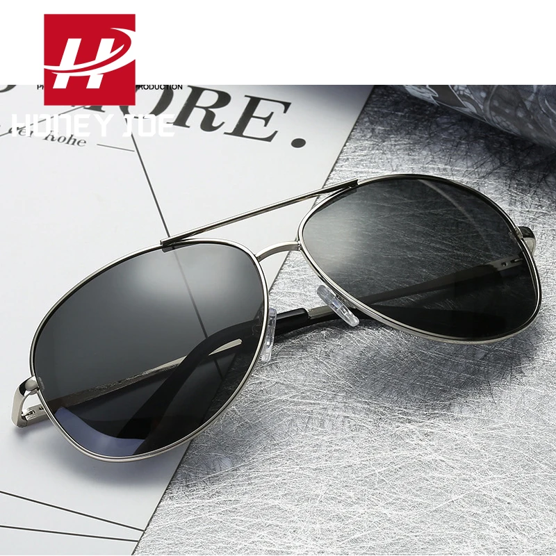 Мужские Солнцезащитные очки авиаторы классические винтажные с поляризационными