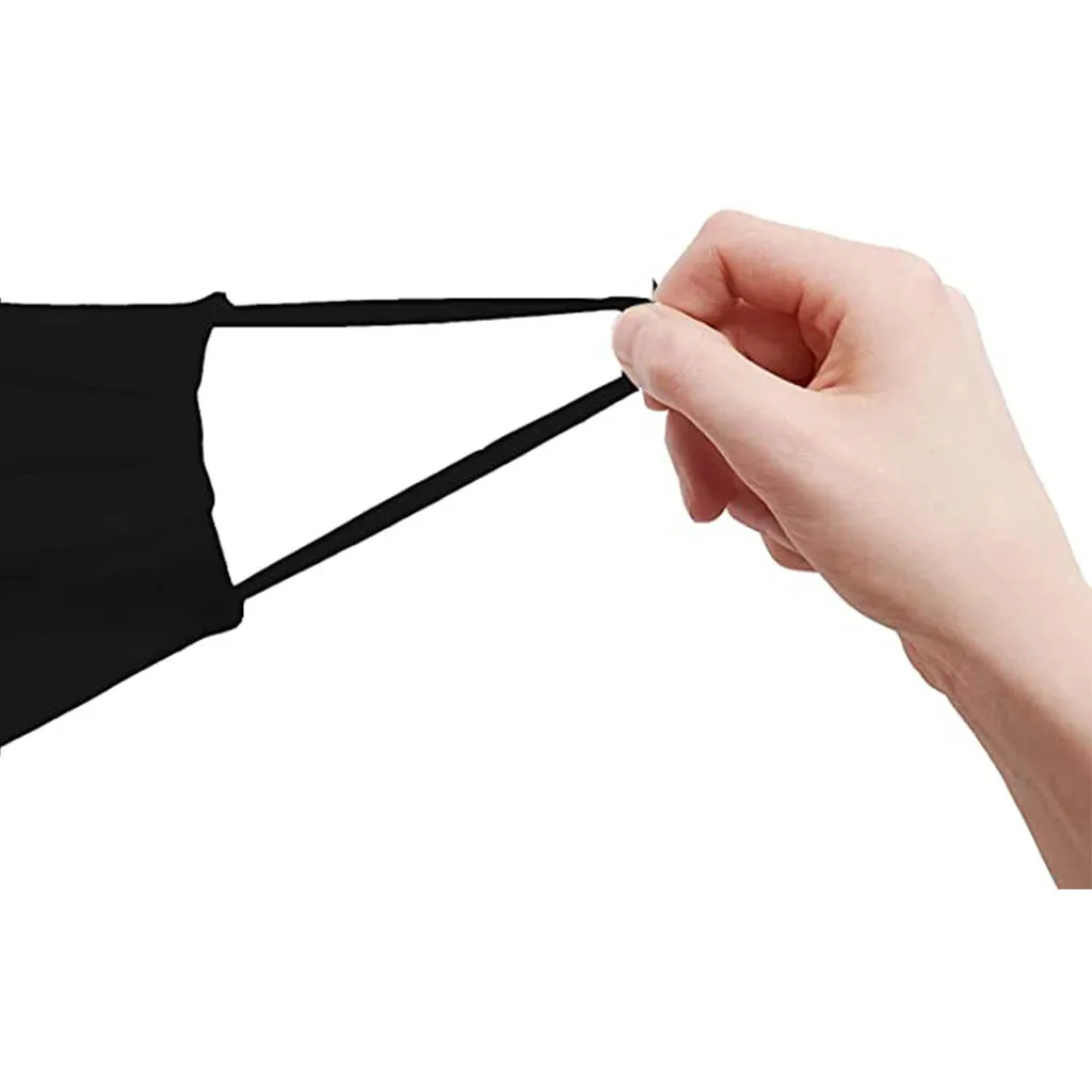 Новая модная маска Для Лица черная Пылезащитная многоразовая Тканевая бандана