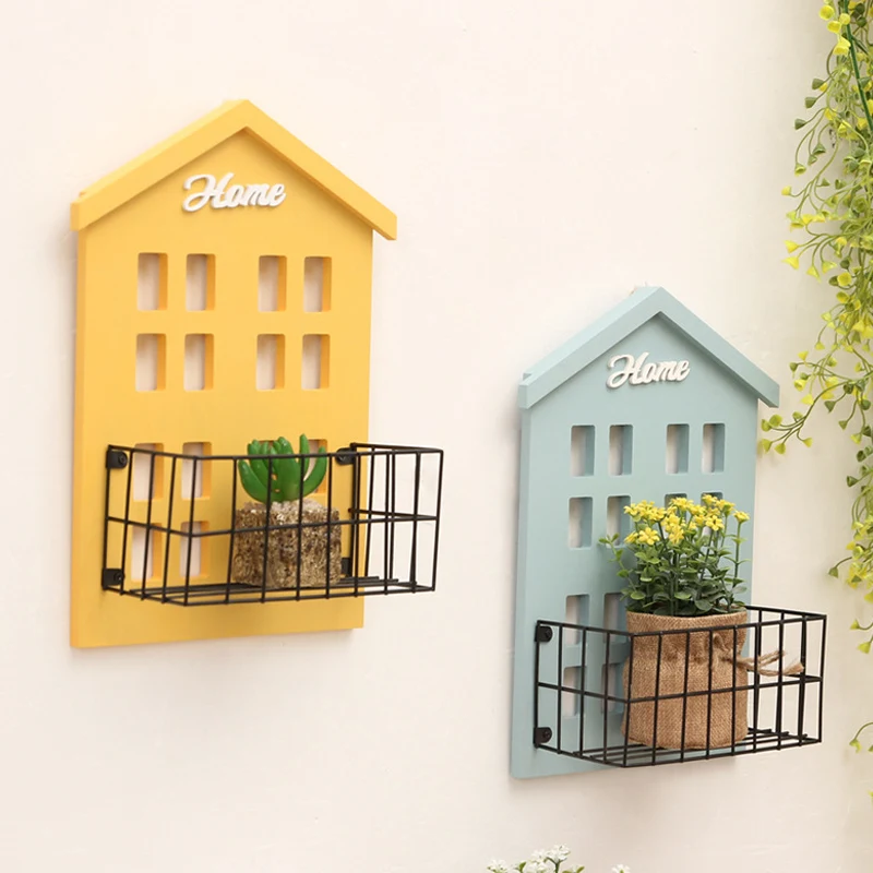 New Wooden Storage Wall Shelf Rack Display Organization House Style Decoration for Home DOM668 | Электроника