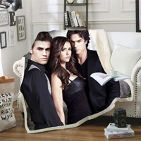 the vampire diaries 3d printed fleece blanket for beds thick quilt fashion bedspread sherpa throw blanket adults kids 01