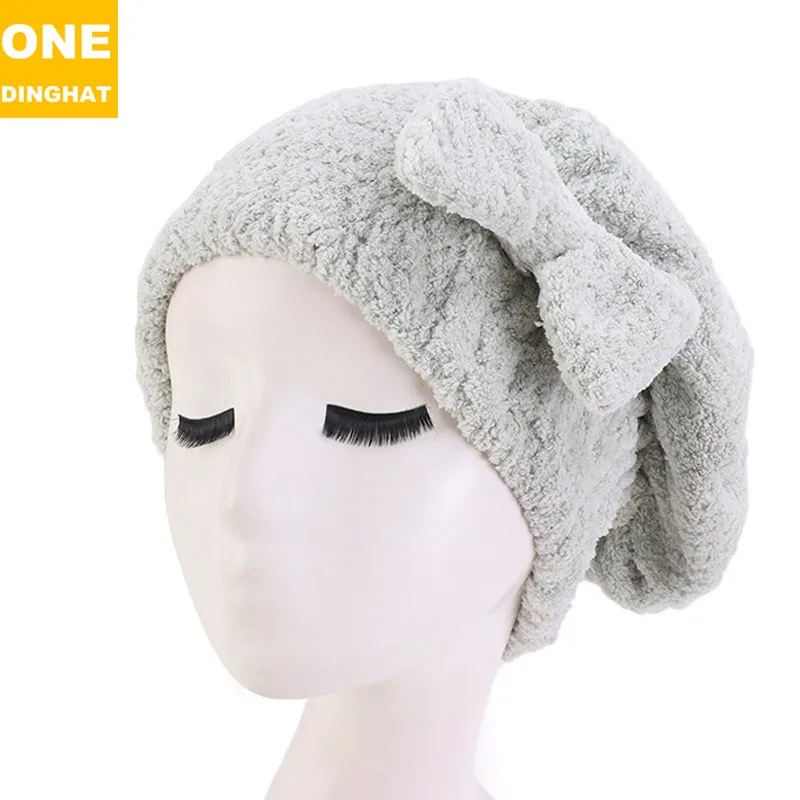 Полотенца из микрофибры с ворсом для душа Кепки капюшон быстросохнущие вытрите