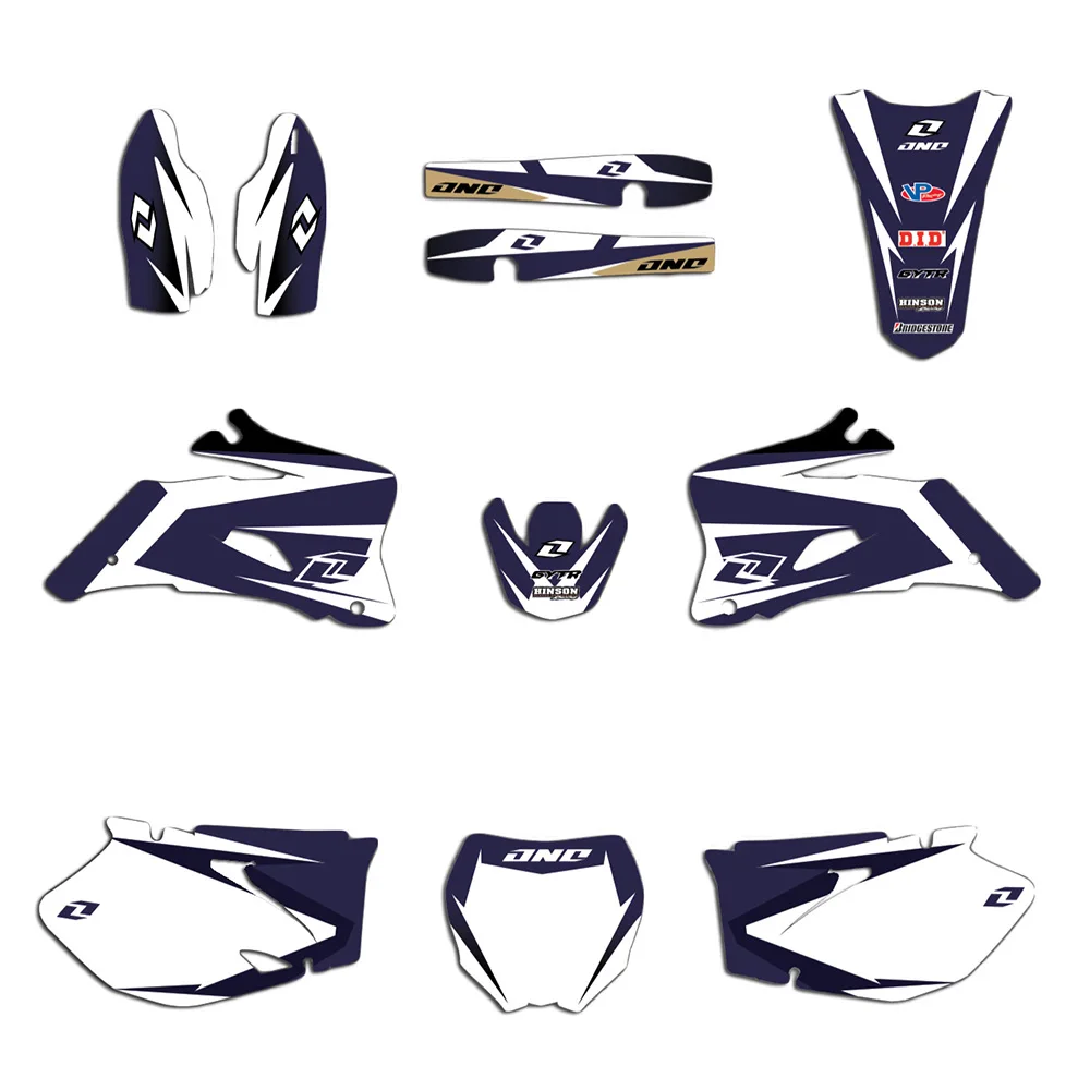 

4 Styles 3M Motorcycle Decal Sticker Graphics Kit For YAMAHA YZ250F YZ450F YZF250 YZF450 2006 2007 2008 2009