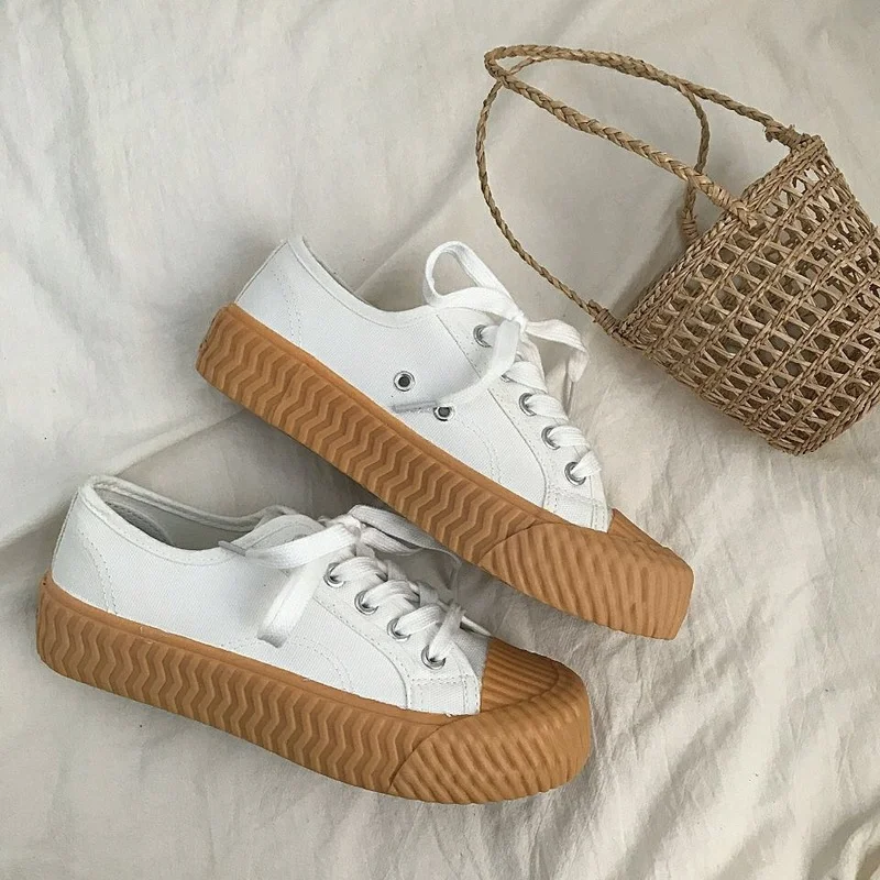 New Fashion Sneakers Women Canvas Shoes Classics Retro Style Woman Vulcanize Shoes Ladies Casual Loafers Female Student Trainers