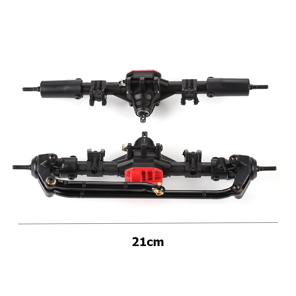 

Metal Drive Shaft Front Rear Complete Axle 38T/15T Gear Tooth Metal Steel Shaft for SCX10 90046 90047 II 1/10 RC Car Accessories