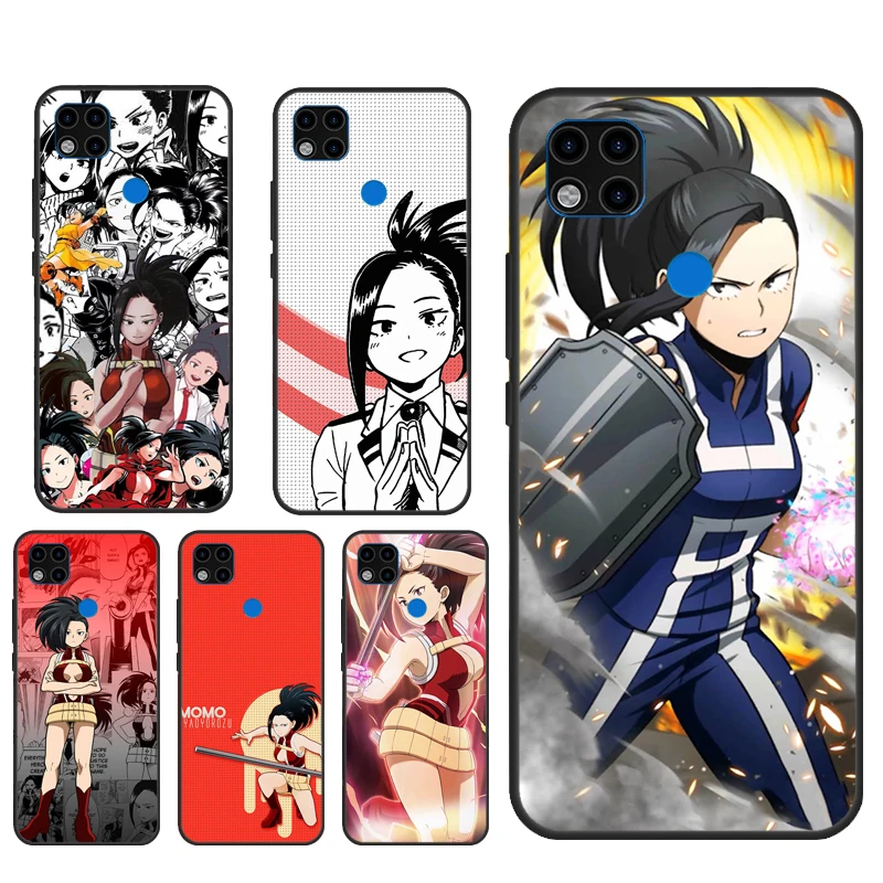 Чехол Momo yaoyorozu моя геройская Академия для Xiaomi Redmi Note 10 Pro, чехол для Redmi Note 11 9 Pro 7 8 9S 10S 11S 9A 9C 9T, чехол