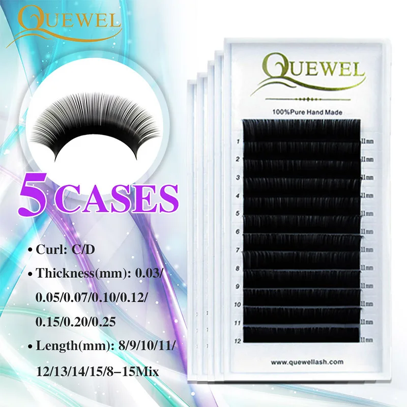 Искусственные норковые ресницы для наращивания из шелкового волокна