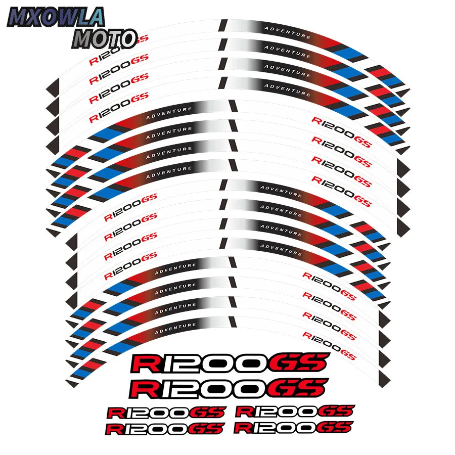 

Наклейки на колеса moto rcycles, светоотражающая лента для обода мотоцикла, для R1200GS ADVENTURE, 19 дюймов, 17 дюймов